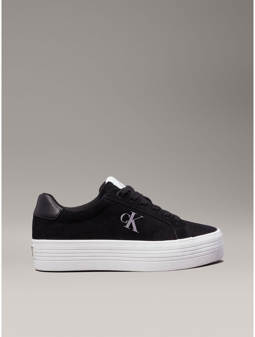 Zapatillas de ante de plataforma