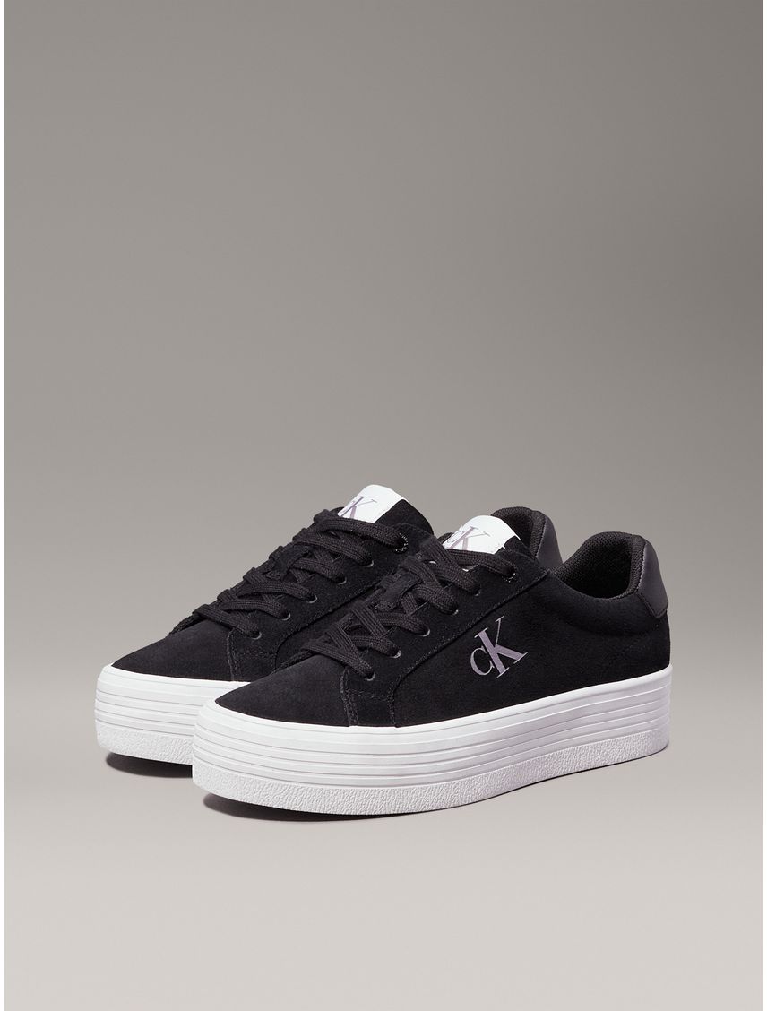 Zapatillas de ante de plataforma