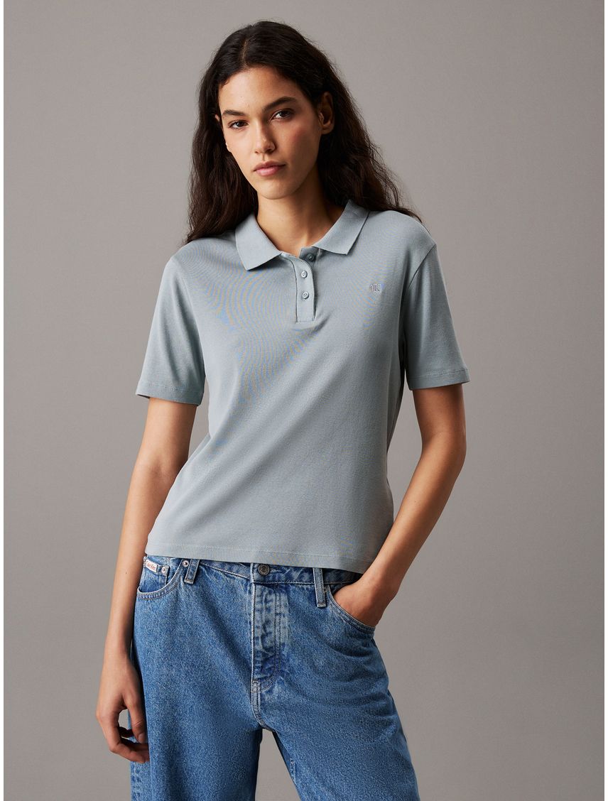 Chomba slim de punto de algodón