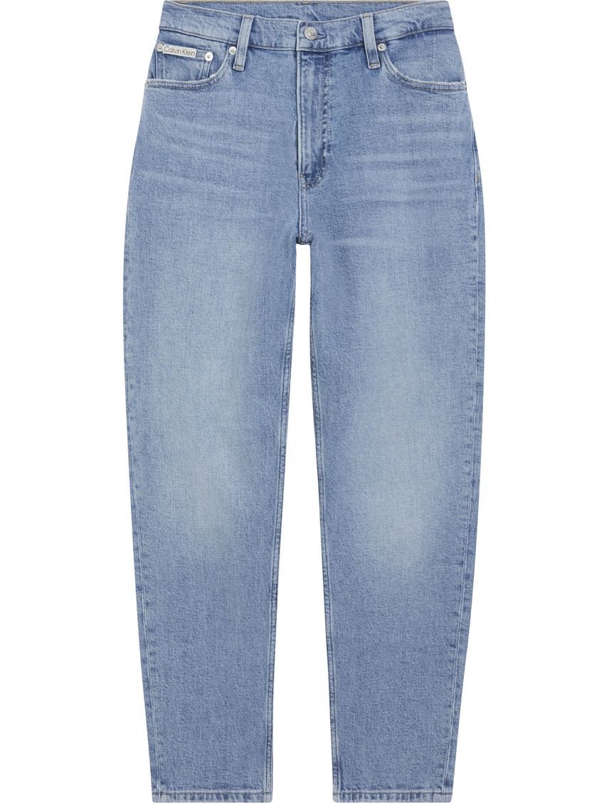 Mom jeans de talle alto