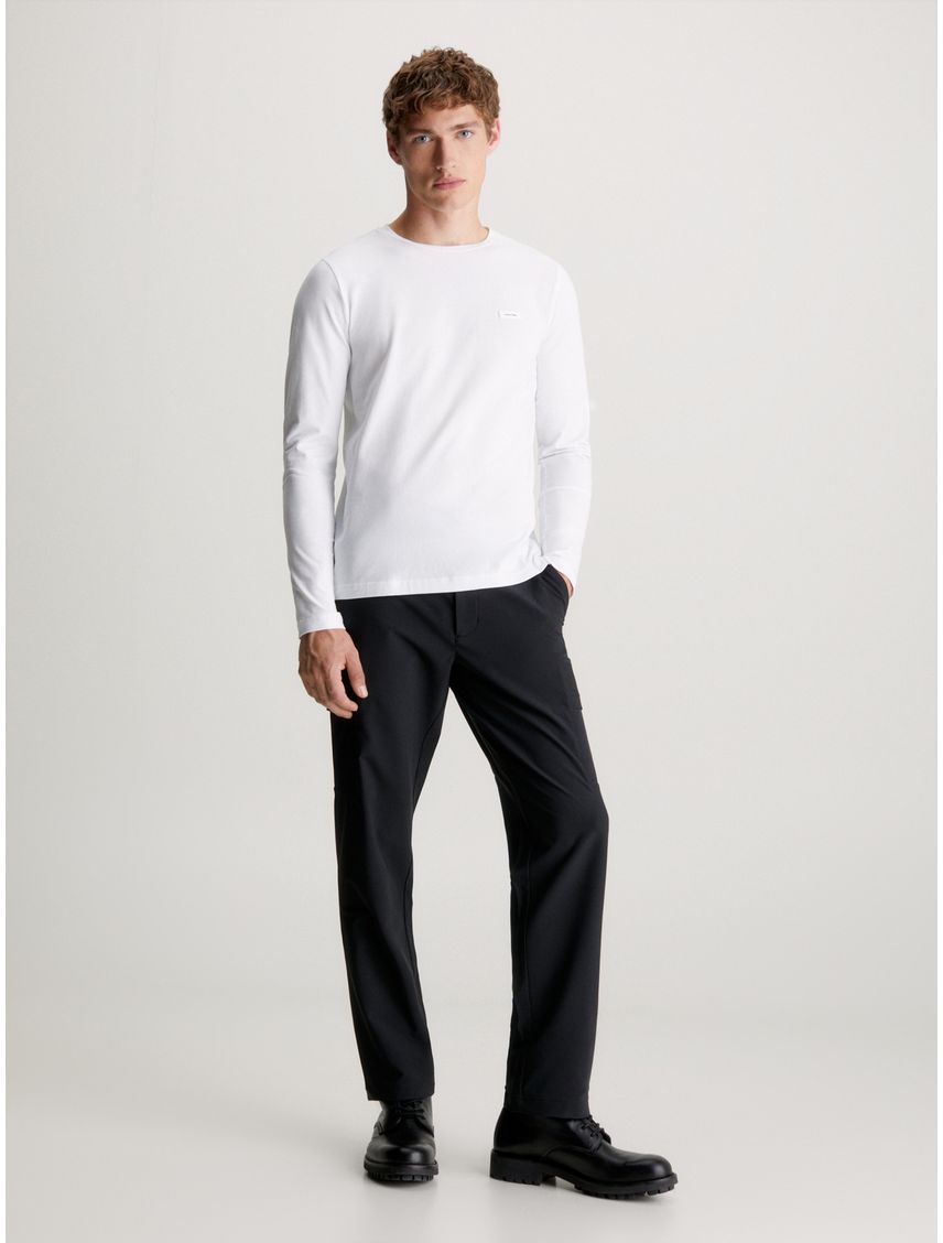 Remera slim manga larga