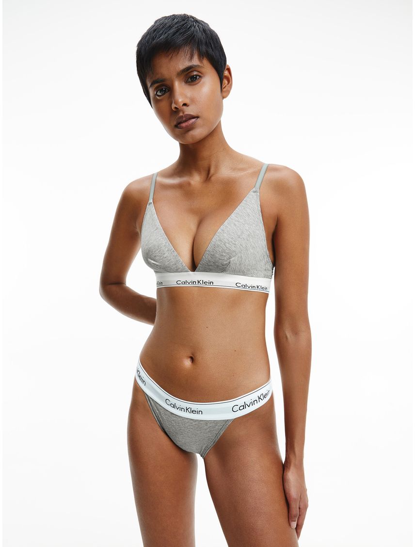 Bralette triangular - modern cotton