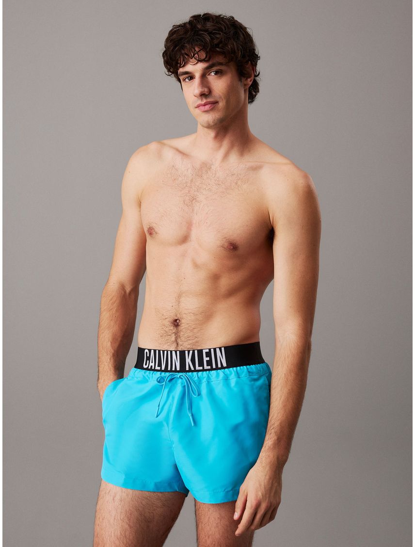 Bañador corto con cinturilla con logo - Intense Power