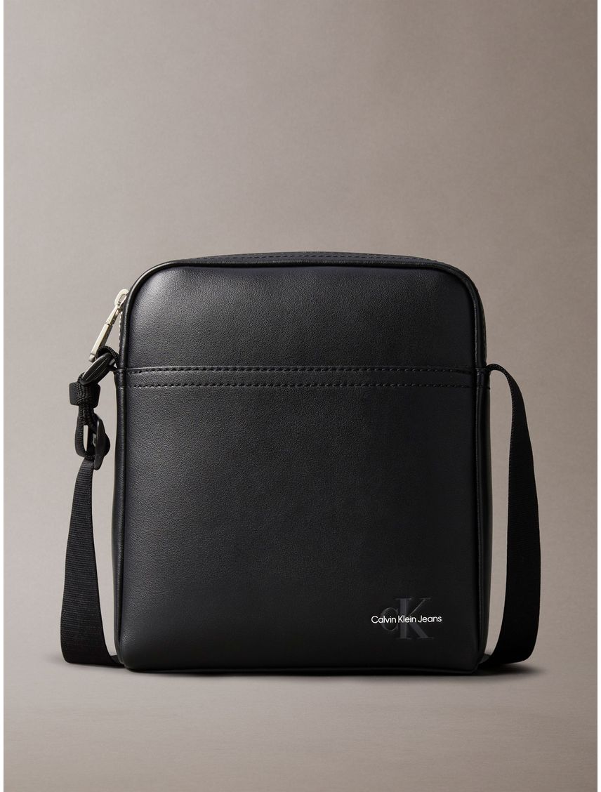 Cartera reporter con logotipo