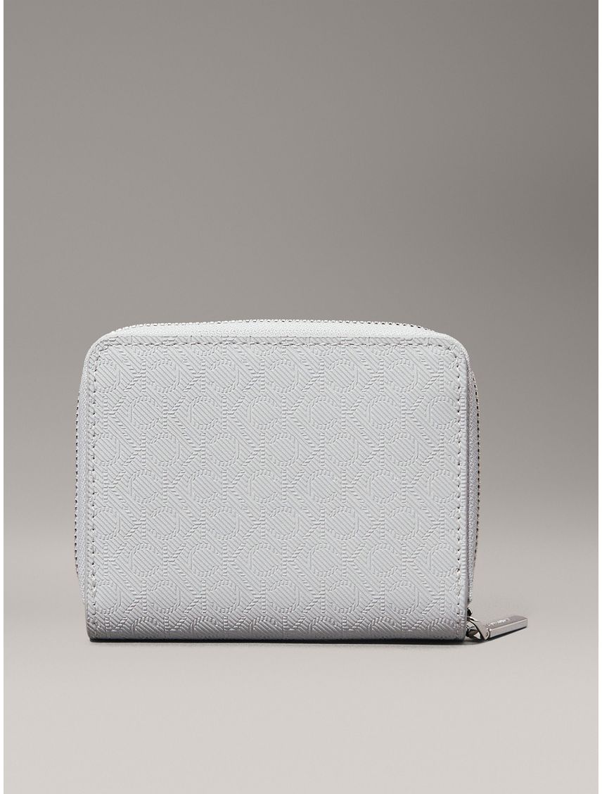 Billetera mediana con cremallera en el contorno con RFID