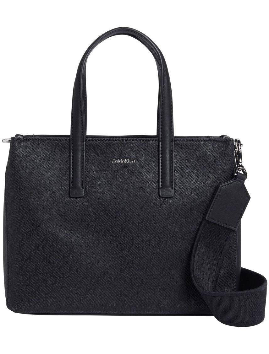 Cartera tote con monograma
