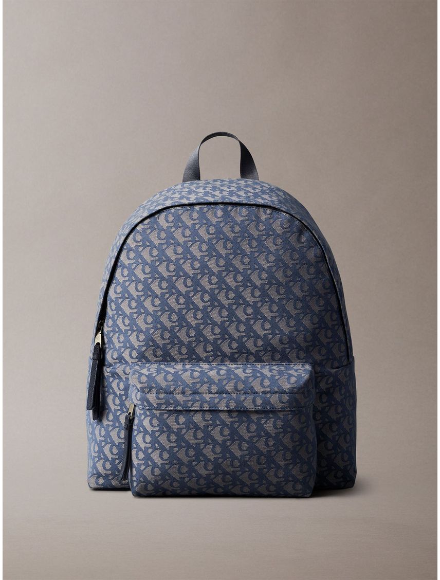 Mochila de jacquard con logo